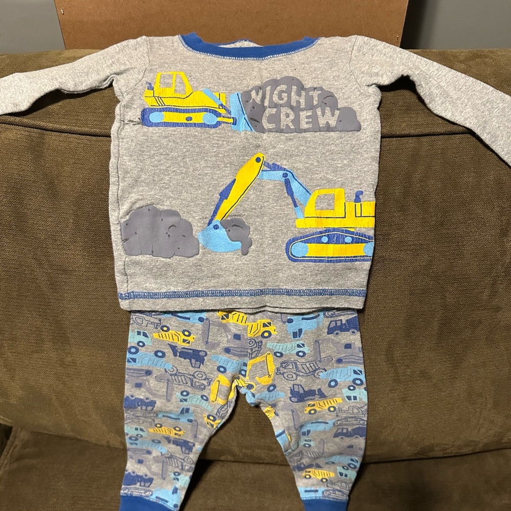 Child of Mine Gray and Blue Pajama Set